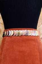 Gold, Silver and Rose Gold Coin Belt