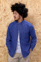Blue Denim Long Sleeved Shirt
