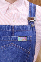 Distressed Denim Dungaree Pinafore Dress