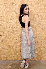 Acid 80s Denim Midi Skirt