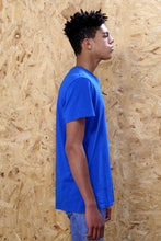 Blue and Orange Adidas Logo T-shirt