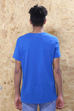 Blue and Orange Adidas Logo T-shirt