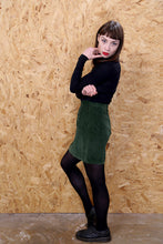 Green Corduroy Skirt