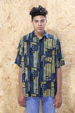 90s Geometric Patterned Shirt