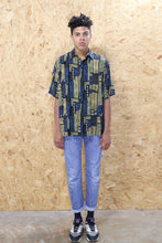 90s Geometric Patterned Shirt