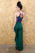 Emerald Green Wide Leg Flares