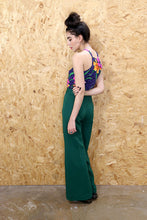Emerald Green Wide Leg Flares