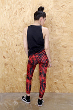 Black And Red Square Eyed Leggings