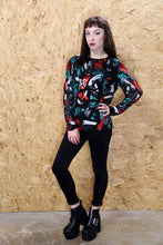 Abstract Sequinned Silk Top