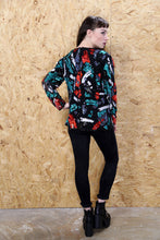 Abstract Sequinned Silk Top