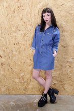 Embellished Button Down Denim Dress