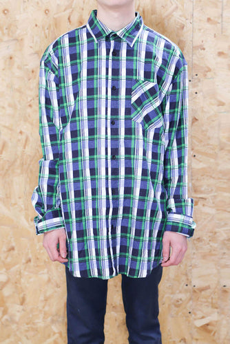 90s Checked Flannel Shirt
