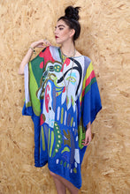 Abstract Kaftan Dress