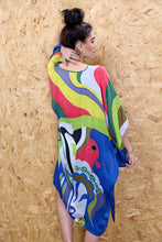 Abstract Kaftan Dress