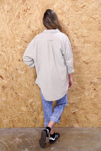 Cream Corduroy Long Sleeved Shirt