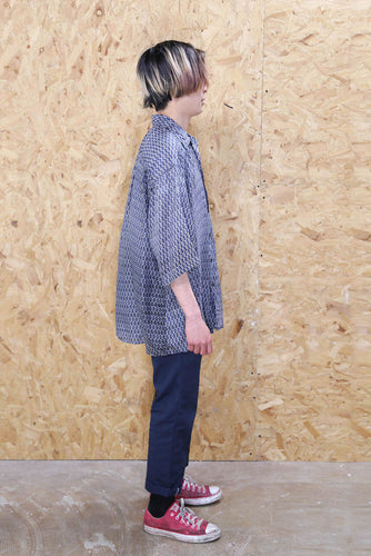 Graphic Print Silk Shirt