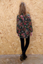 Beaded Floral Long Sleeved Blouse