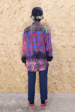 90s Tie Dyed Checked Shirt