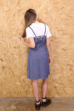 Calvin Klein Tie It Up Denim Slip Dress