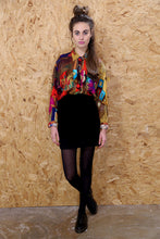 Bright 80s Print Blouse