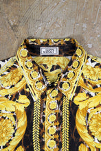 80's Versace Style Baroque Silk Shirt