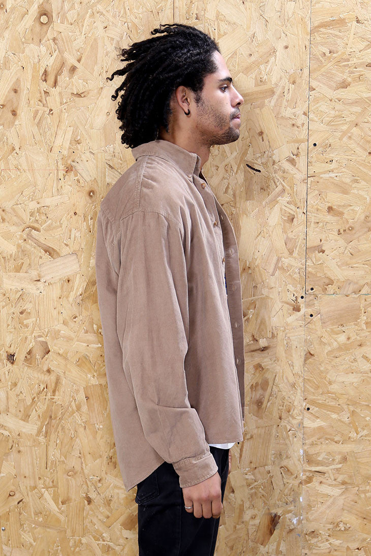 Camel Corduroy Shirt