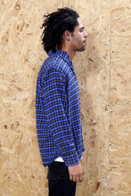 Blue Chequered Fannel Shirt