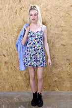 Floral Strappy Button Front Playsuit