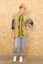 80's Versace Style Baroque Silk Shirt