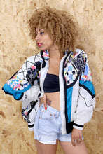 Colour Static Printed Windbreaker