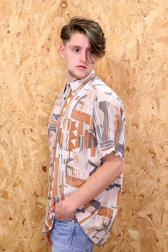 Geometric Short Sleeved Shirt