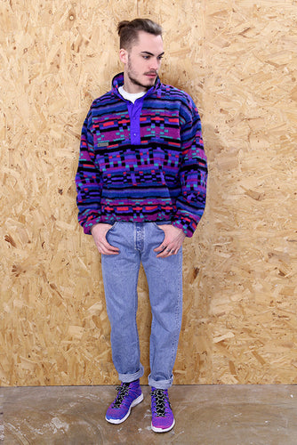 Aztec Columbia T-snap Pullover Fleece