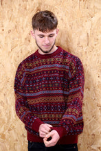 Burgundy Cosby Jumper