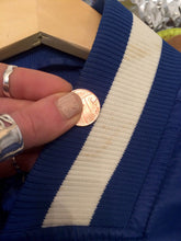 Blue Satin Baseball Jacket