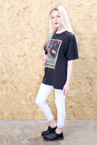 Black Bob Dylan Print T-Shirt