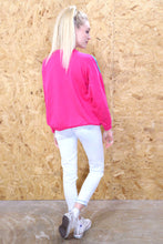 90s Panelled Pink Sweater
