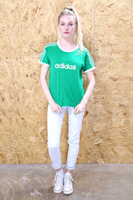 Green Retro Adidas Sports Tee