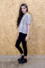 Black And White Reptile Print T-Shirt
