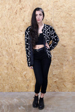 Black and White Beaded Jacket