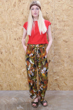 Bohemian Floral Leaf Print Harem Pants