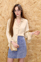 Caramel Vintage Silk Blouse