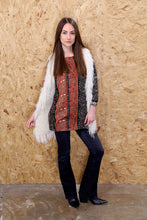Abstract Printed Long Sleeved Top