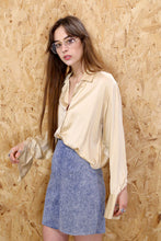 Caramel Vintage Silk Blouse