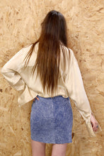 Caramel Vintage Silk Blouse