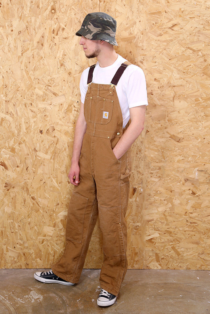 Carhartt quilt clearance lined overalls