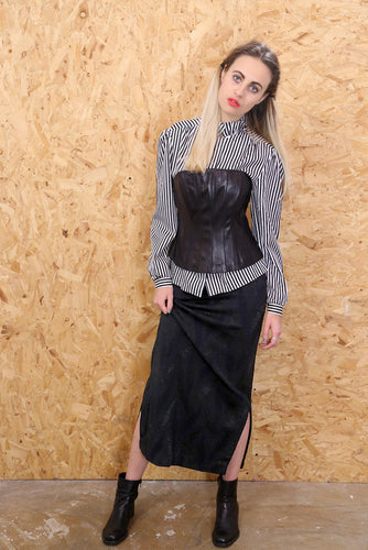 All That Glitters Side Split Skirt