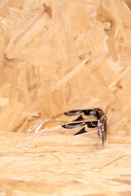 Black Patterned Cat Eye Sunglasses
