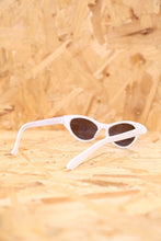 50s White Feline Sunglasses