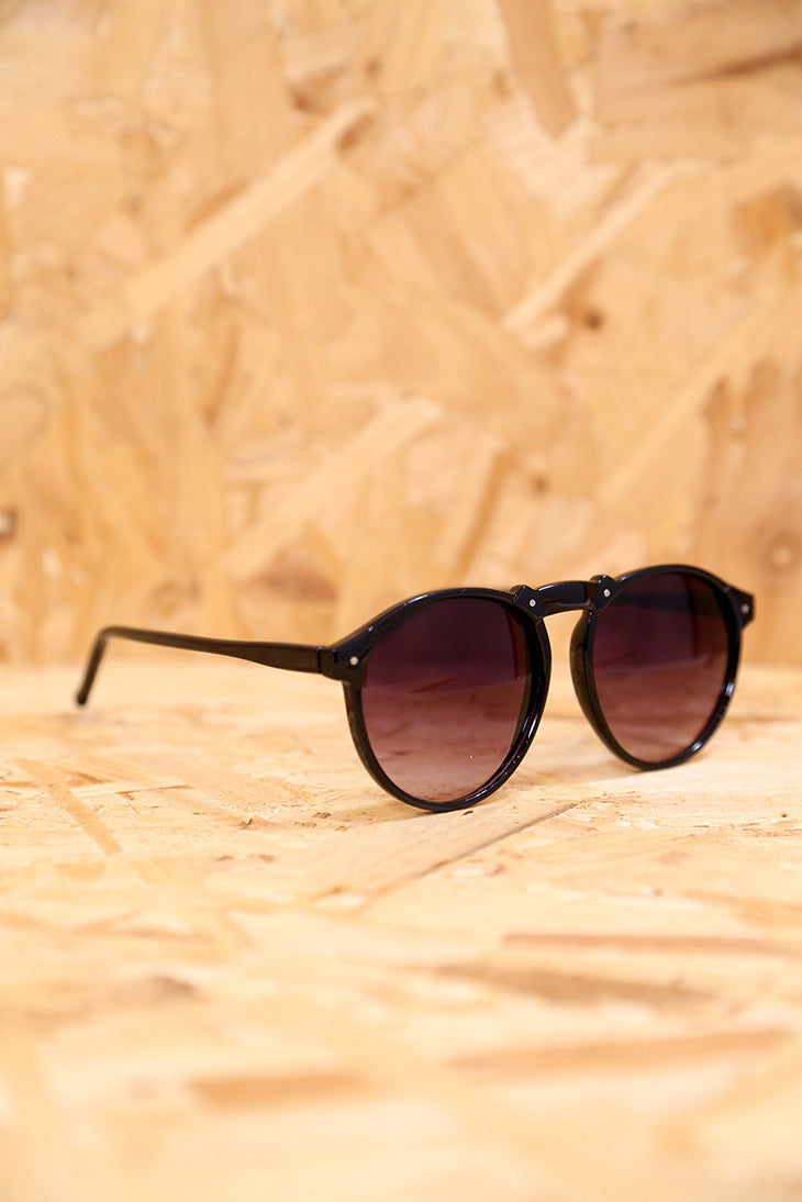 Black Preppy Sunglasses