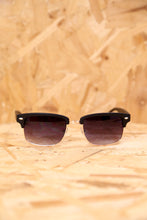 Black Rectangle Clubmaster Sunglasses